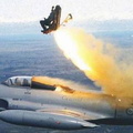Co-pilot of a Russian-made K-36D ejects