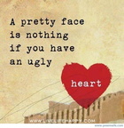 A pretty face is nothing