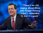 colbert forgets history