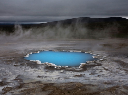 Silica hot water pond - Iceland