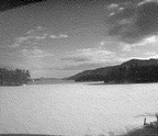 Lake George NY Moonlit 2am 2-18-2014