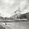 1903 - SS Proteus - High water at New Orleans levee