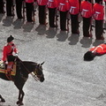 A soldier fainted during a 1970 birthday procession for Queen Elizabeth