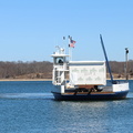 Modular home section takes a ferry ride