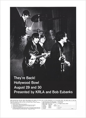Beatles Hollywood Bowl poster