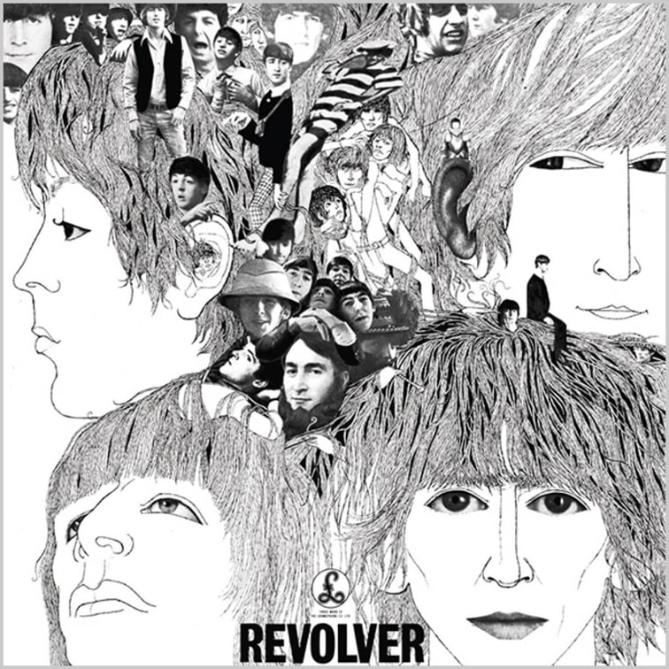 Beatles Revolver album cover