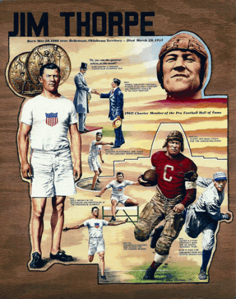 Jim Thorpe multi talented athlete