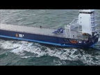 Extreme small plane landing on a ship at sea - and subsequent takeoff