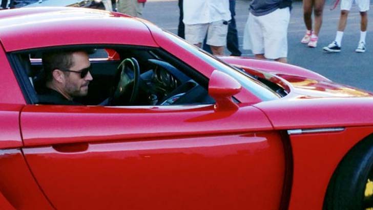 The last photo captured of Paul Walker prior to his fatal car accident while being a passenger in a Porsche Carrera GT.jpg