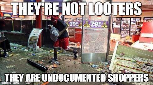They are not looters