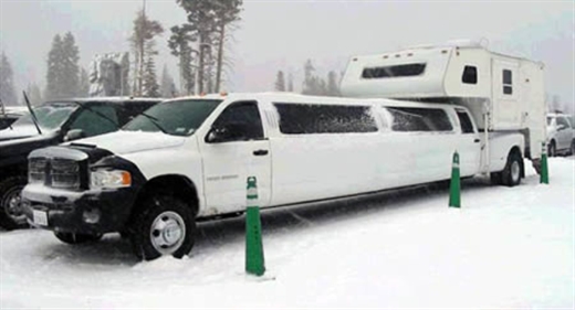 Truck Limo with Camper