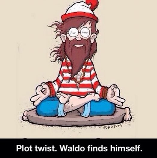 Waldo found himself