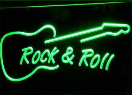 Rock and Roll Neon Sign