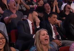 Sacha Baron Cohen Shows EXTREMELY Graphic Movie Clip to “Kimmel” Audience