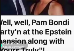 Oh my is it Ms Pam Bondi